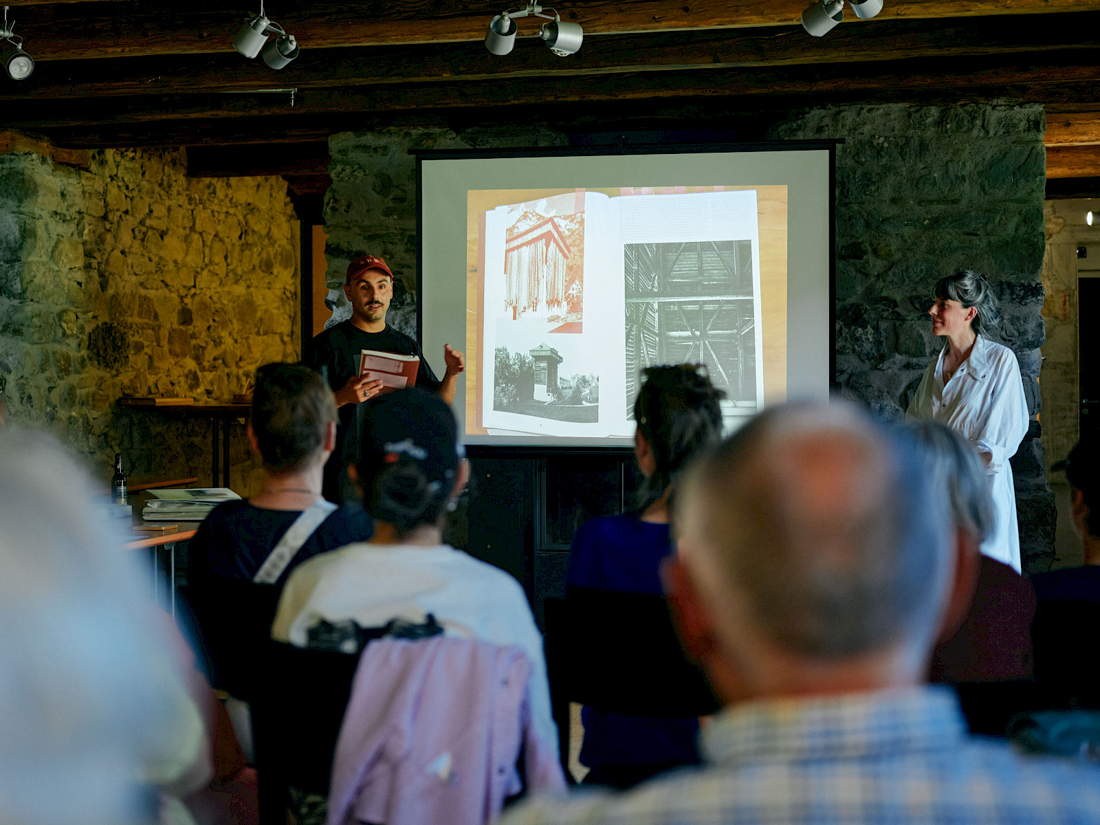 Image - Book launch in the Tröckneturm with Rudy Guedj from Building Fictions